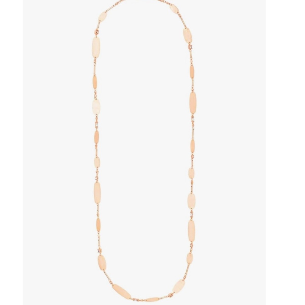 Kendra Scott Claret Necklace in Rose Gold